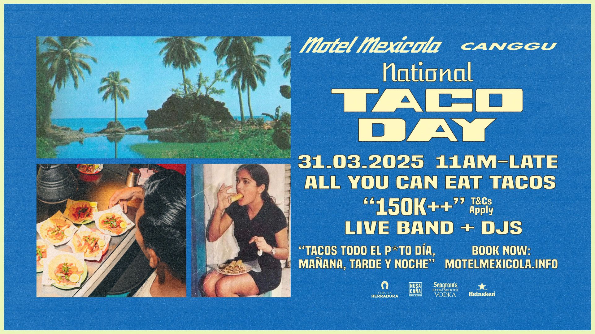 taco day, motel mexicola, canggu