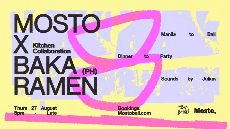 MOSTO X BAKA RAMEN - Manila to Bali - August 2026