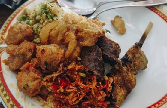 Babi Guling, Nasi campur, Bali, local food, bali food